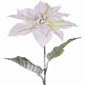 Kunst bloem kerstster 71 cm