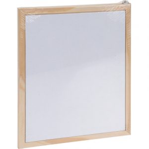 1x Canvas/schildersdoeken 24x30 cm met houten lijst hobbymateriaal