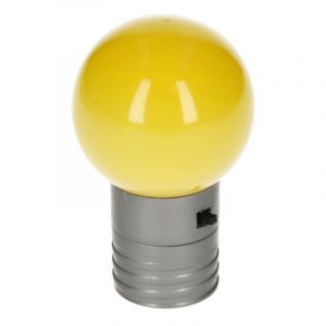 Geel magneet LED lampje 4,5 cm