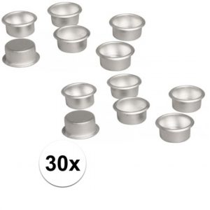 30x Kerststuk kaarshouders