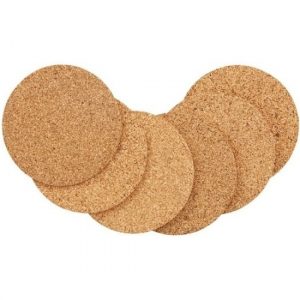 Ronde glazenonderzetters 6x stuks