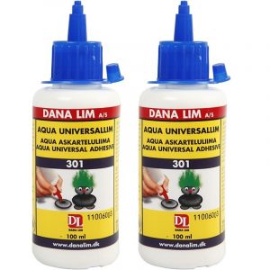 2x Hobbylijm universeel waterbasis 100 ml