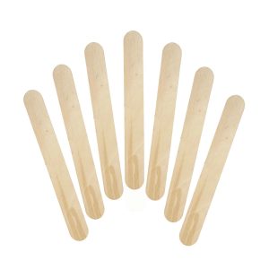50x naturel hobby knutsel houtjes/ijslollie stokjes 20 x 2,5 cm