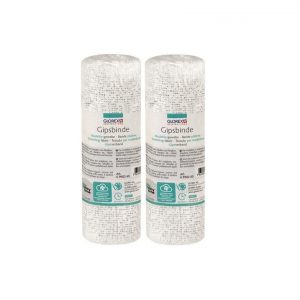 2x rollen Keratex gipsverband 2 meter x 16 cm