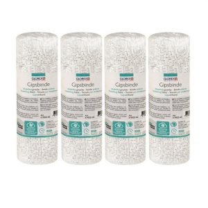 4x rollen Keratex gipsverband 2 meter x 16 cm