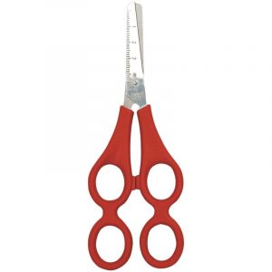 Schaar leren knippen dubbel handvat