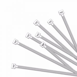 Witte kabelbinders 10 cm 100 stuks