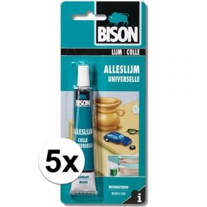 5x Bison alleslijm / knutsellijm 25 ML