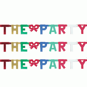 Banner letter K mettalic
