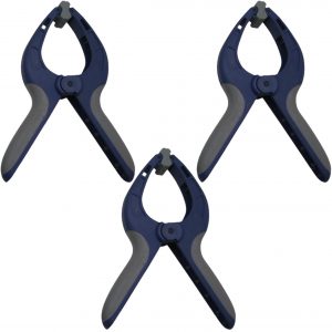 3x Zeilklemmen/zeilclips/marktklemmen van kunststof 7,5 cm