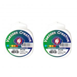2x Hobby/knutselmateriaal nylon draad op rol