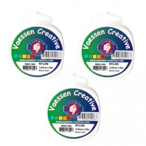 3x Hobby/knutselmateriaal nylon draad op rol