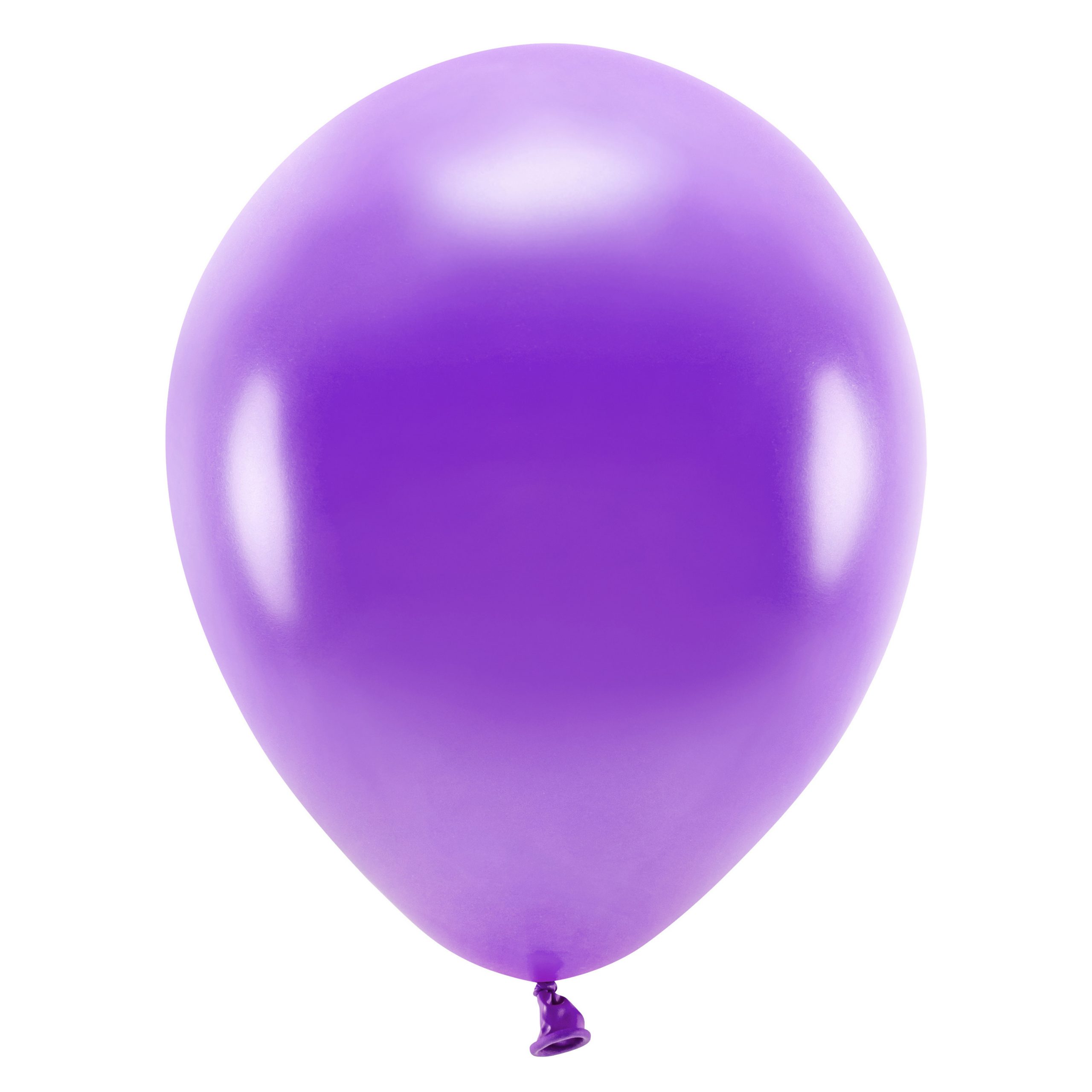 Halloween - 100x Paarse ballonnen 26 cm eco/biologisch afbreekbaar - Afbeelding 2