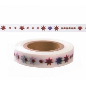 Washi knutsel tape met sterren