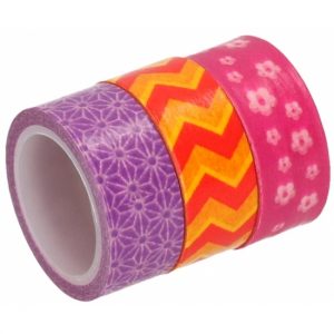 Washitape rolletjes 3 stuks