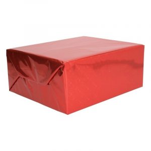 Glitter cadaupapier rood 150 cm