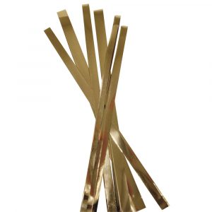 48x Papierstroken goud in 3 verschillende formaten