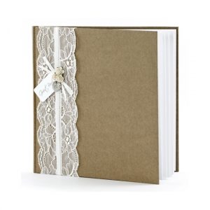 Trouwerij gastenboeken vintage 20,5 cm