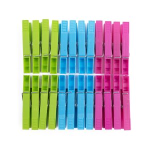 Wasknijpers plastic 48 stuks