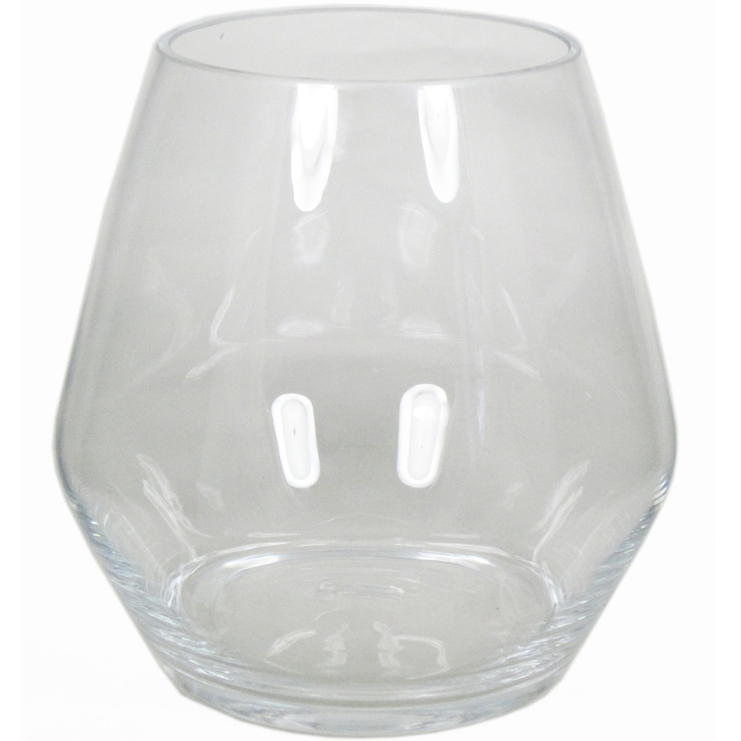 Glazen vaas/vazen Teca 14 liter smallere bovenkant 25 x 25 cm