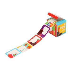 Sinterklaas kado/cadeau stickers cartoon 50x stuks