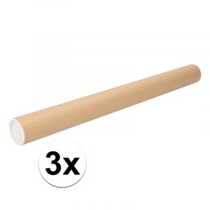 3 kartonnen knutsel kokers A2