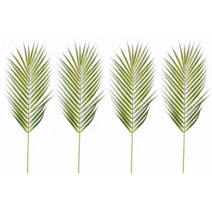 4x Kunst Chamaedorea bladeren 75 cm