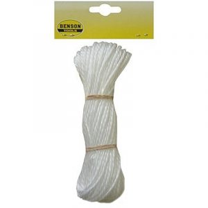 Hobby touw wit 25 meter 4 mm