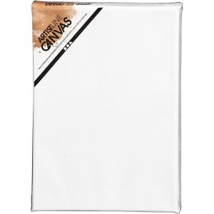 5x stuks hobby artikelen canvas schildersdoek 18 x 24 cm