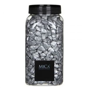 Hobby steen/kiezels zilver 1 kg