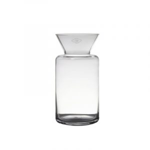 Transparante luxe vaas/vazen van glas 30 x 15 cm