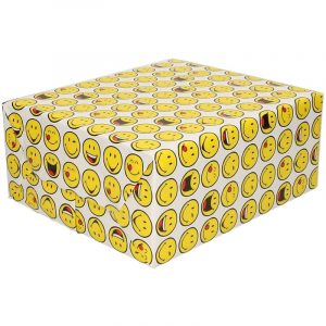 Smilley inpakpapier/cadeaupapier 200 x 70cm