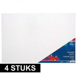 4x Schildersdoek van 380 gram