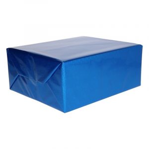 Glitter hobbyfolie blauw 150 cm