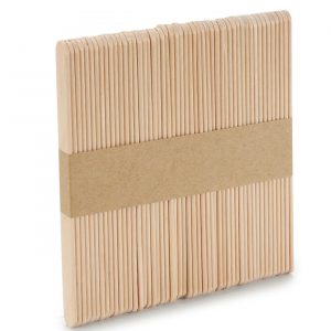 50x stuks Hobby knutsel ijslolly houtjes naturel 11 cm