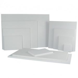 10x Hobby schildersdoeken 10 x 10 cm