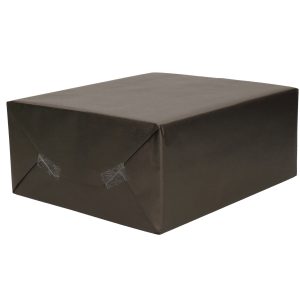 1x Rol kraft inpakpapier zwart 200 x 70 cm