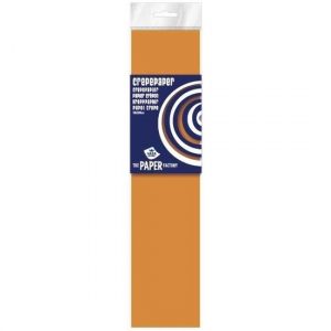 Knutsel crepe vouw papier neon oranje 250 x 50 cm