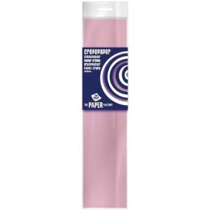 Knutsel crepe vouw papier licht roze 250 x 50 cm
