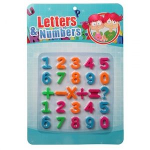 1x set Gekleurde magnetische cijfers 26 stuks 3 cm