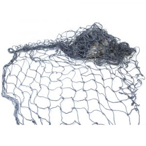 Set van 3x stuks donkerblauw decoratie visnetten 60 x 125 cm