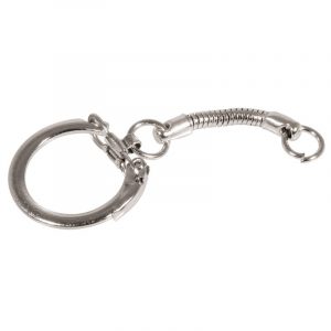20x Hobby sleutelring/sleutelhanger met ketting en clipsluiting