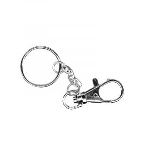 10x Hobby sleutelring/sleutelhanger met karabijnslot