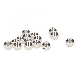 15x zilveren ronde kralen van 8 mm