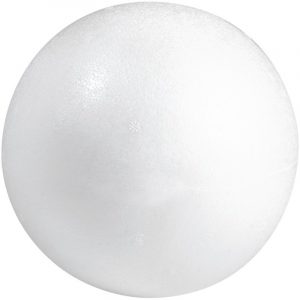 Beschilderbare piepschuim ballen/bollen 10 cm