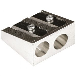 Potlood scherper met dubbele slijper