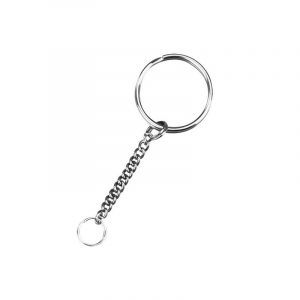 50x Hobby sleutelring/sleutelhanger met ketting