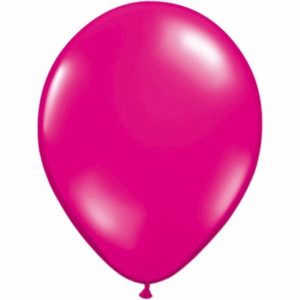 Zakje 25 magenta roze party ballonnen
