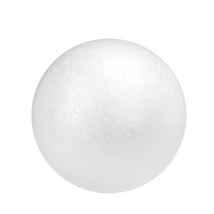 Piepschuim hobby knutselen vormen/figuren zak van 7x stuks ronde ballen/bollen van 10 cm