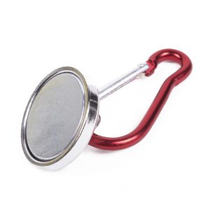 Magneet met karabijnhaak / karabiner tot 15 kg